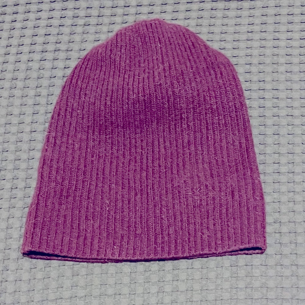 100% Cashmere Beanie Hat